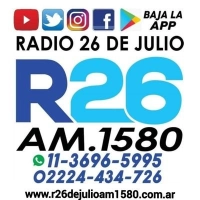 Radio 26 de Julio 1580 AM - 1580 AM